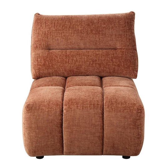 ACME Furniture - Loanna Moludar - Armless Chair - Coral Red Linen - LV04050 veiw 1