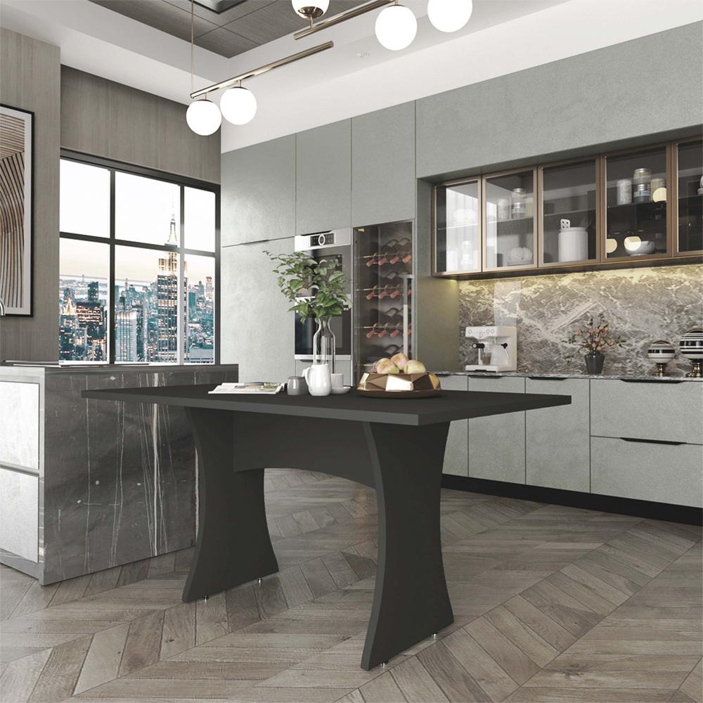 Manhattan Comfort - Coney Dining Table with MDF Legs in Grey - 187GMC9 veiw 7