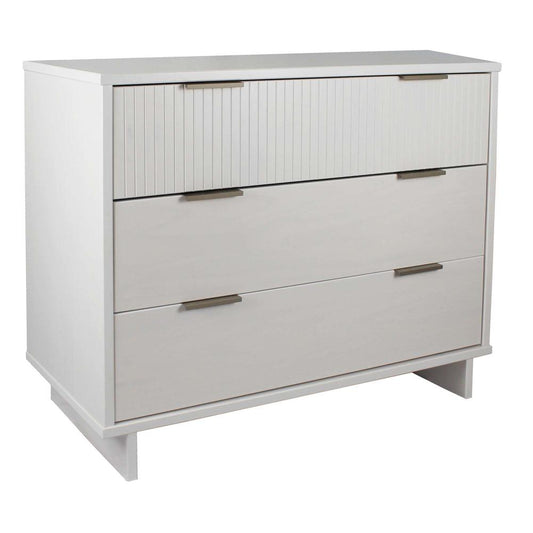 Manhattan Comfort - 2-Piece Granville Dresser and Nightstand with 5 Dresser Drawers in White - GRAN041 veiw 2