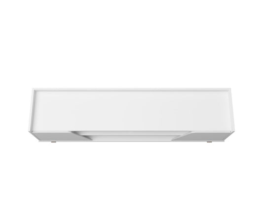 Manhattan Comfort - Marcus TV Stand with 5 Fixed Shelves in White - 260BMC6 veiw 2