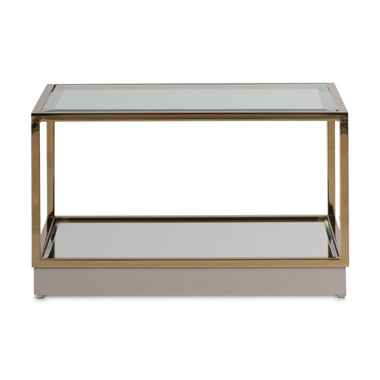 AICO by Michael Amini - Savannah Breeze Short Cocktail Table - Set of 2 - Bright Gold - LFR-SBRZ204-806 veiw 2