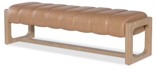 Hooker Furniture- Banyon Bay Bench in Brown - 6081-90019-85 veiw 2