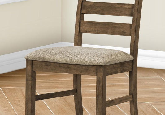 Monarch Specialties - 38in Height Transitional Dining Chair in Brown Set Of 2 - I 1342 veiw 2