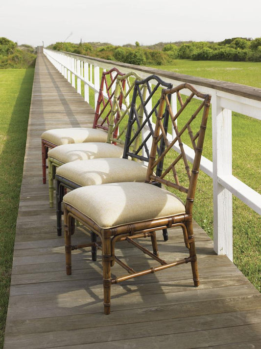 Tommy Bahama Home - Island Estate Ceylon Side Chair, Cilantro - 533-882-447311 veiw 2