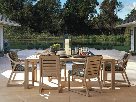 Tommy Bahama Outdoor - Stillwater Cove Rectangular Dining Table, Taupe - 3450-877 veiw 2