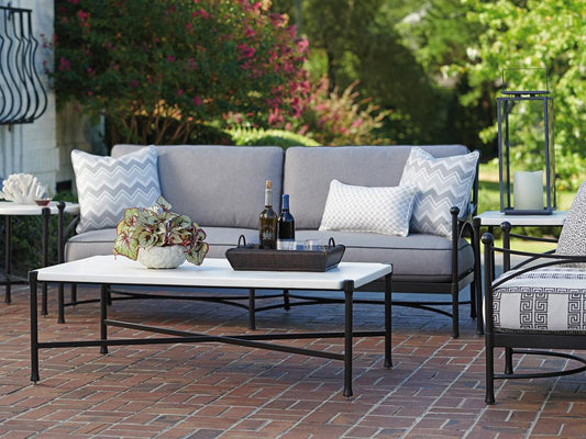 Tommy Bahama Outdoor - Pavlova Rectangular Cocktail Table, Graphite - 3910-945 veiw 2
