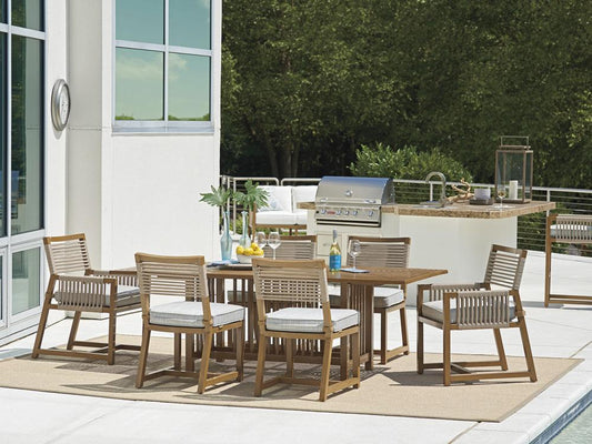 Tommy Bahama Outdoor - St Tropez Rectangular Dining Table, Medium Brown - 3925-876C veiw 2