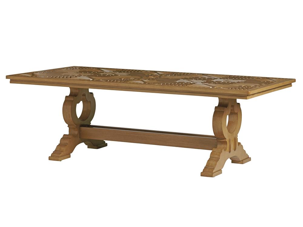 Tommy Bahama Outdoor - Los Altos Valley View Rectangular Dining Table, Light Brown - 3930-877C veiw 1