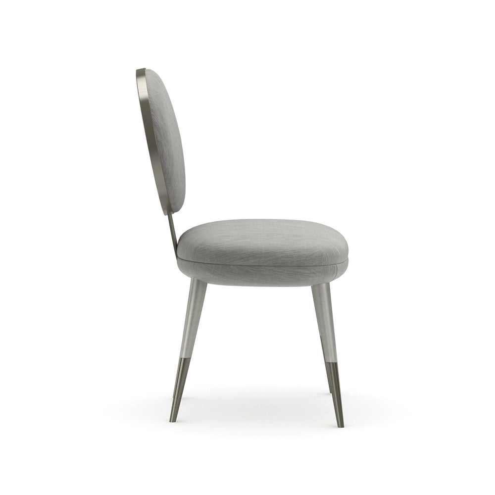 Caracole - Apollo Dining Chair in Brushed Deep Bronze - CLA-024-283