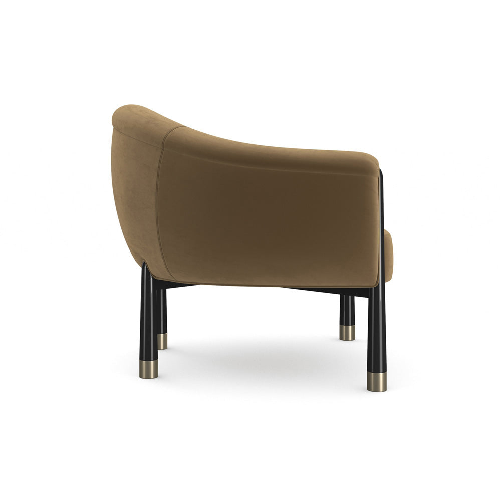 Caracole - Baton Accent Chair in Brown - UPH-024-034-B