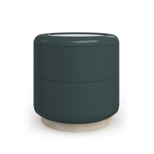Caracole - Gelee Round Accent Table in Apatite Gloss - CLA-024-423