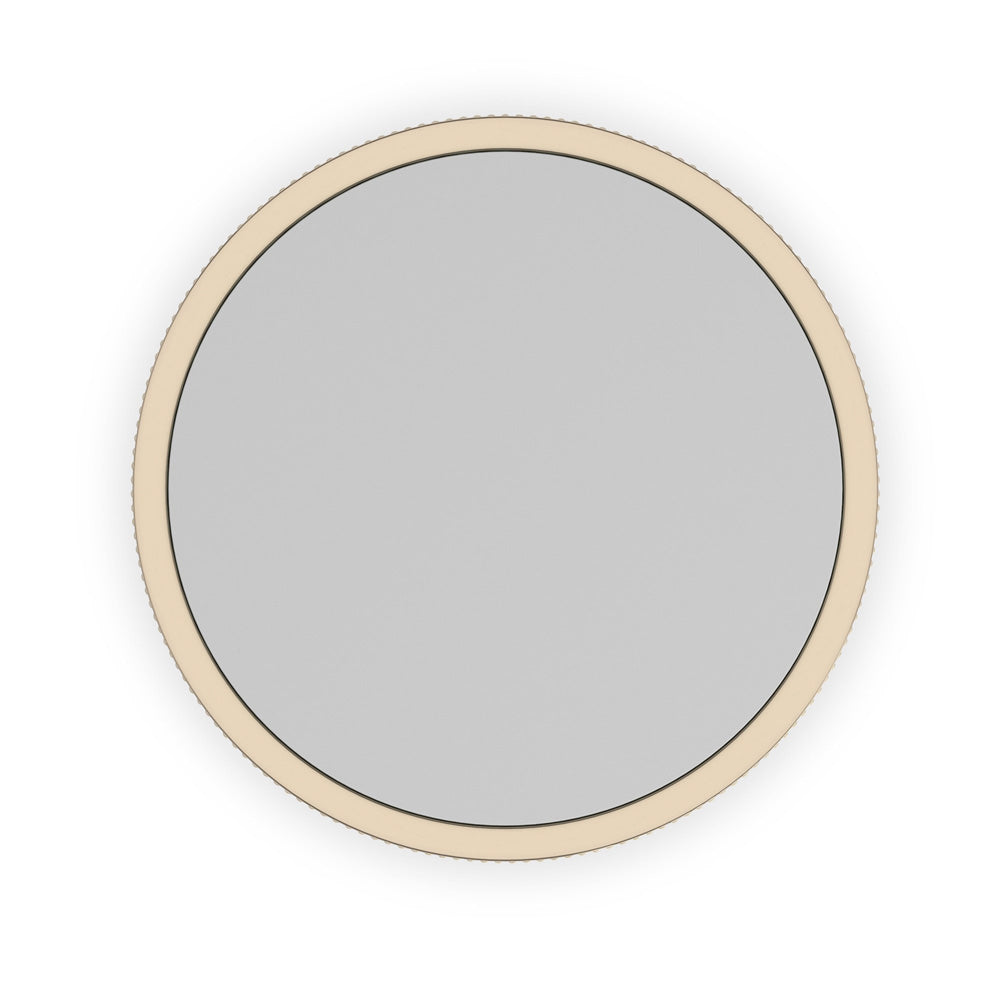 Caracole - Love Round End Table in Matte Pearl - CLA-024-416