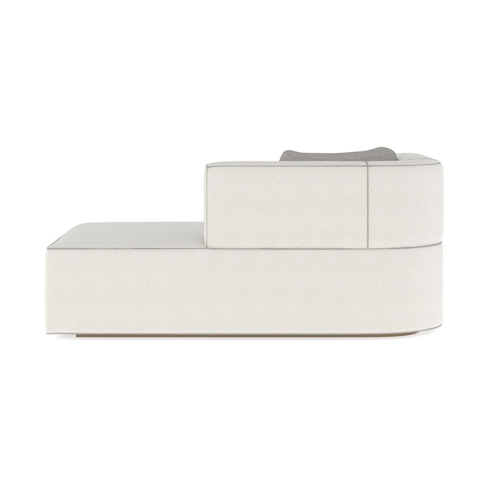 Caracole - Marbella Raf Chaise in White - M150-023-RH1-B