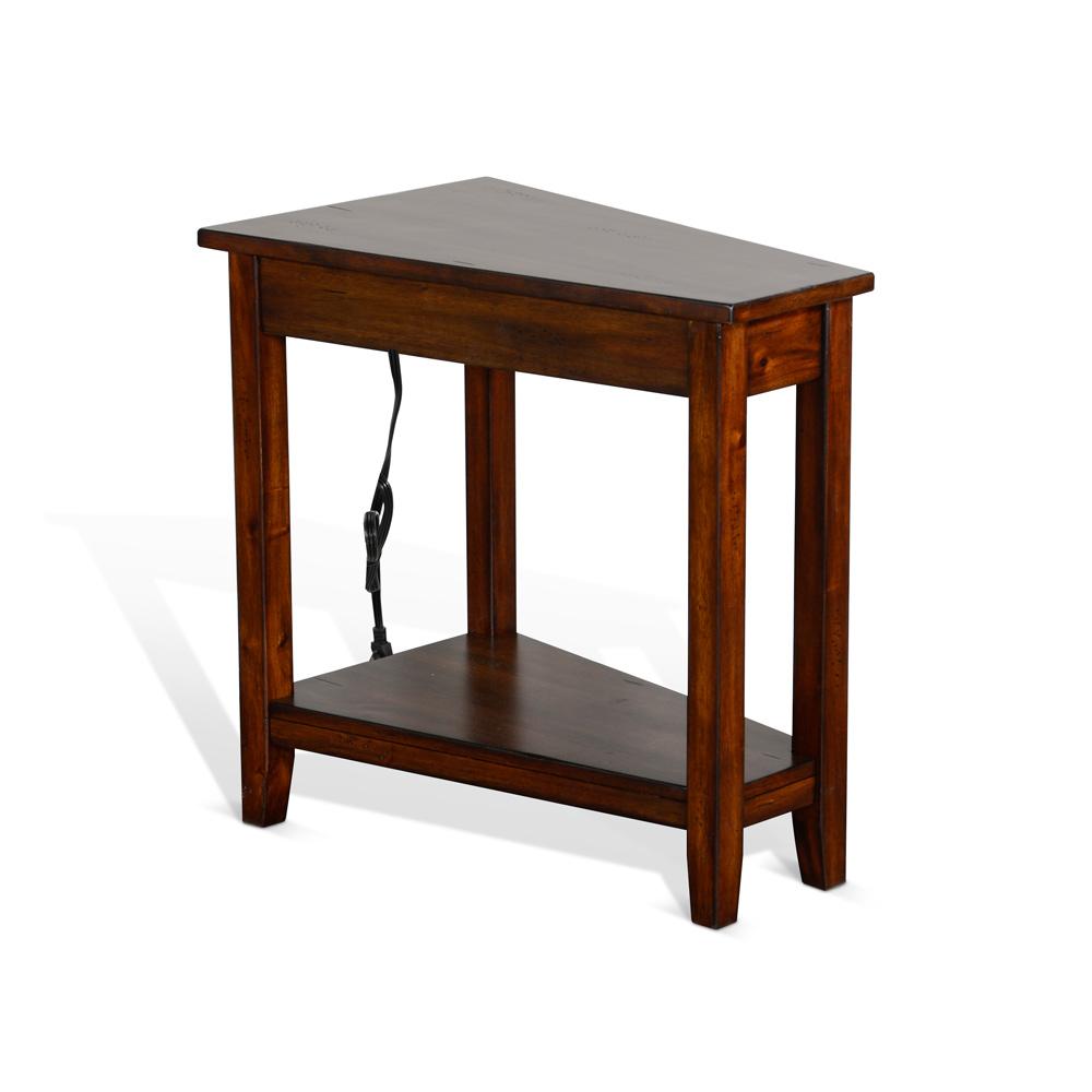 Sunny Designs - Chair Side Table - Dark Brown - 2226DC-P veiw 1