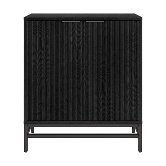 Hudson & Canal - Montello 28in Wide Rectangular Accent Cabinet in Black Grain - AC2285 veiw 2