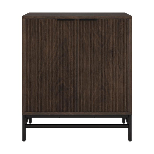 Hudson & Canal - Montello 28in Wide Rectangular Accent Cabinet in Alder Brown - AC2287 veiw 2