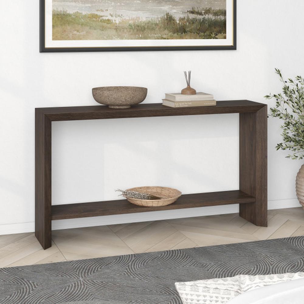 Hudson & Canal - Osman 55in Wide Rectangular Console Table in Alder Brown - AT2367 veiw 3