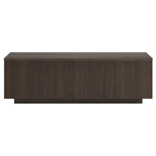 Hudson & Canal - Reyes 48in Wide Rectangular Coffee Table in Alder Brown - CT2346 veiw 2