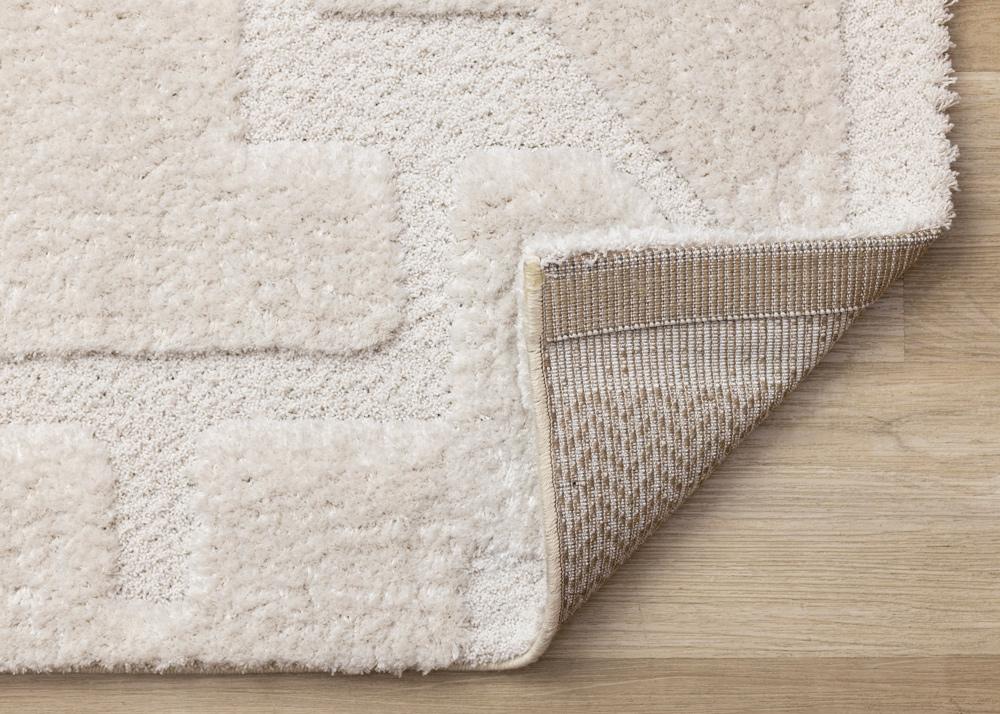 Kalora Interiors - Luxe White Scattered Shapes Design Rug, 710in x 112in - 13036/6191 240340 veiw 5