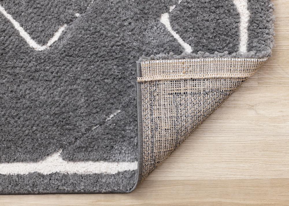 Kalora Interiors - Talia Grey White Broken Lattice Rug, 53in x 77in - 1320/RL26 160230 veiw 5