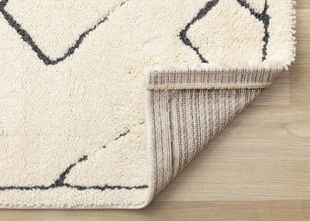 Kalora Interiors - Talia Cream Black Broken Lattice Rug, 710in x 106in - 1320/ZD26 240320 veiw 5