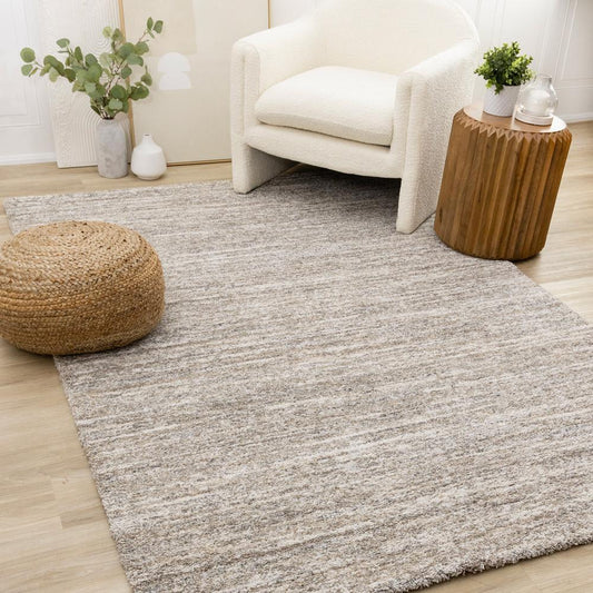 Kalora Interiors - Marquis Grey White Brown Distressed Rug, 53in x 77in - 23067/6292 160230 veiw 2