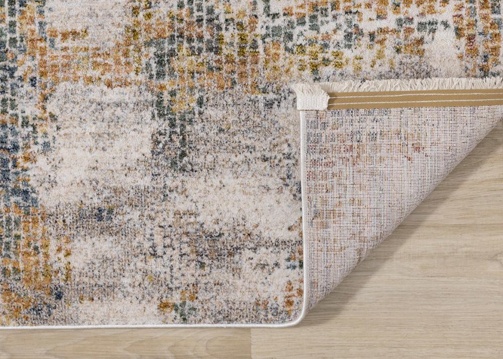 Kalora Interiors - Marisa Distressed Abstract Red Yellow Blue Plush Rug, 710in x 102in - G458/2787 240310 veiw 5