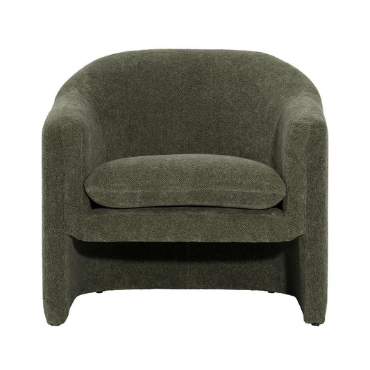 Henry & Mason - Baxter Solid Pine Occasional Chair in Green Performance Fabric - DV7396 veiw 2