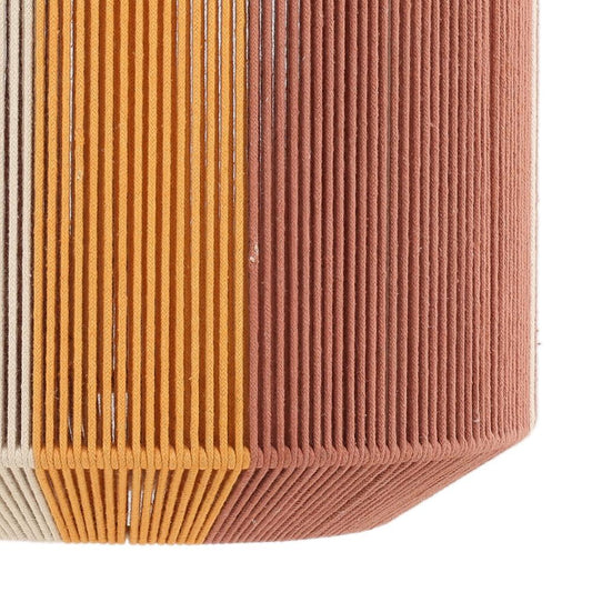 Henry & Mason - Saizon 12in Light Terracotta Cotten Pendant Hanging Lamp - DV7790 veiw 2
