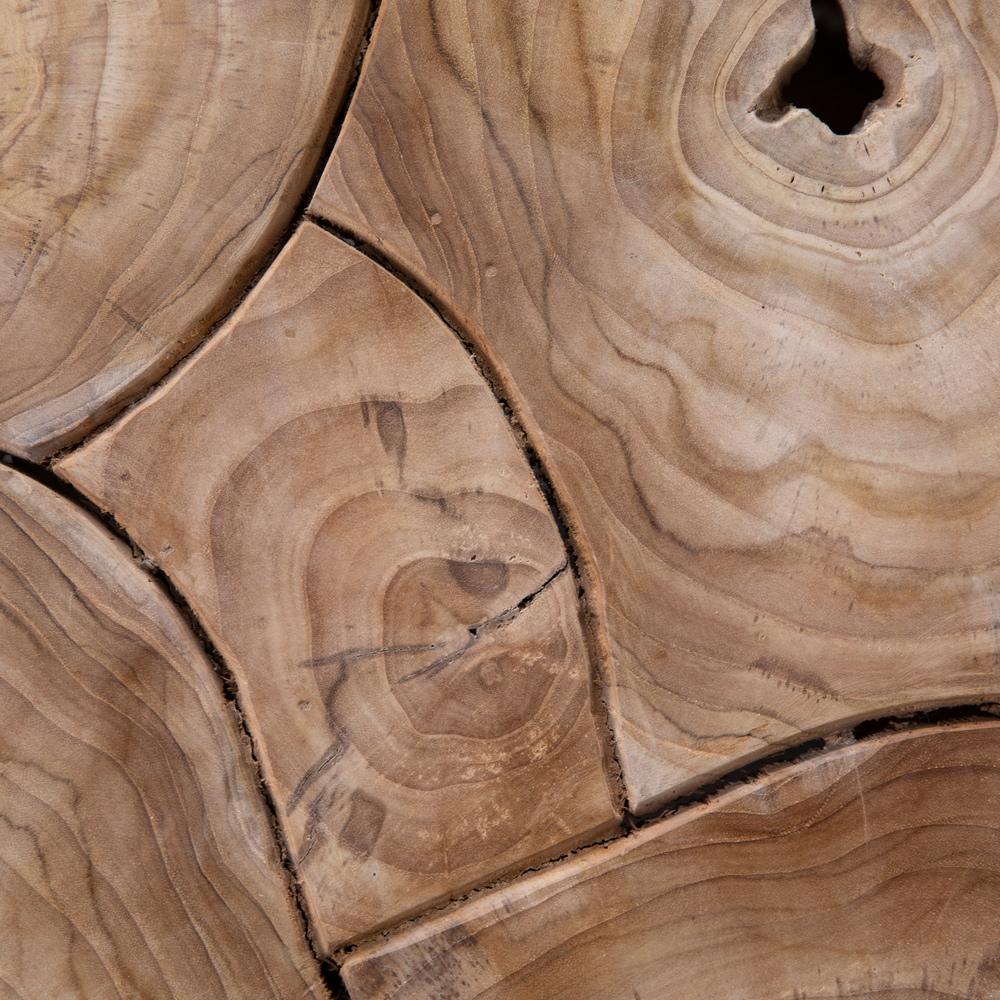 Henry & Mason - Tanzie Square Natural Teak Wood Side Table - DV7885 veiw 3