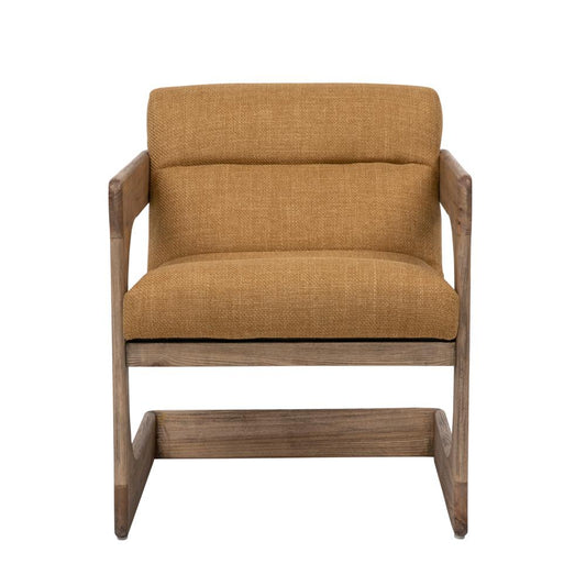 Henry & Mason - Paxton Ash Wood Occasional Chair in Mustard Performance Fabric - DV7392 veiw 2