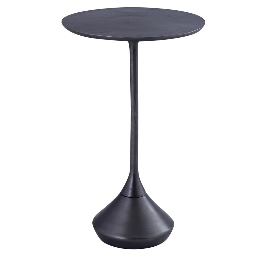 Henry & Mason - Katana Aluminum Side Table 22inin Antique Black - DV7826 veiw 1