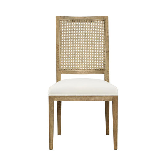 Henry & Mason - Edward Black Oak Wood with Natural Rattan and Gray Performance Fabric - DV7337 veiw 2