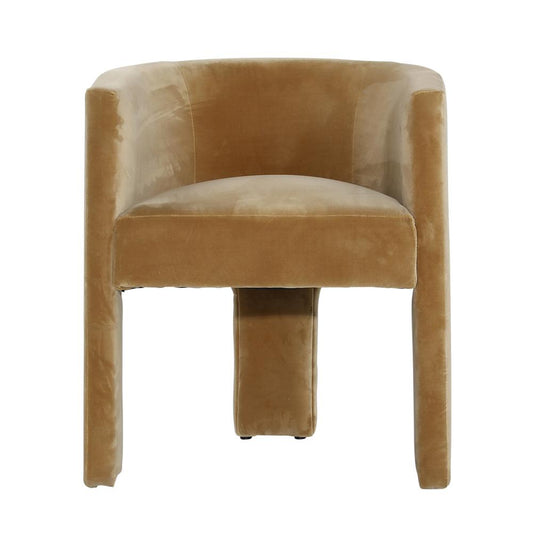 Henry & Mason - Haifa Solid Pine Wood Dining Chair with Camel Upholstery - DV7398 veiw 2