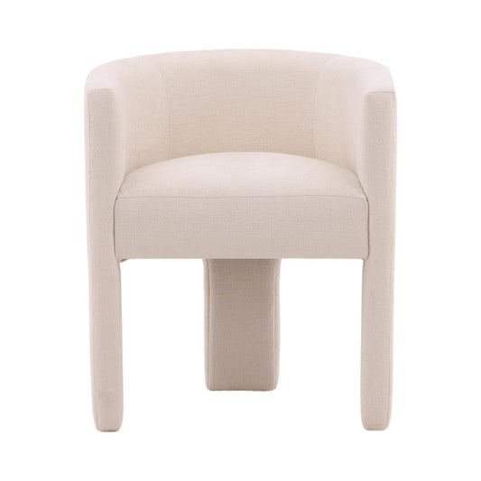 Henry & Mason - Haifa Solid Pine Wood Dining Chair with Cream Upholstery - DV7399 veiw 2