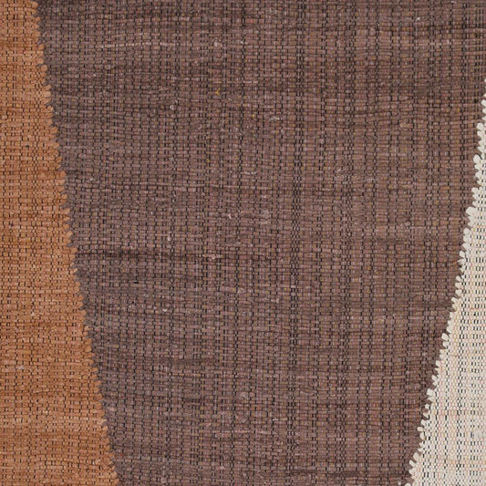 Henry & Mason - Marta Handwoven Cotton Rug in Shades of Brown 6x9 - DV7323 veiw 2