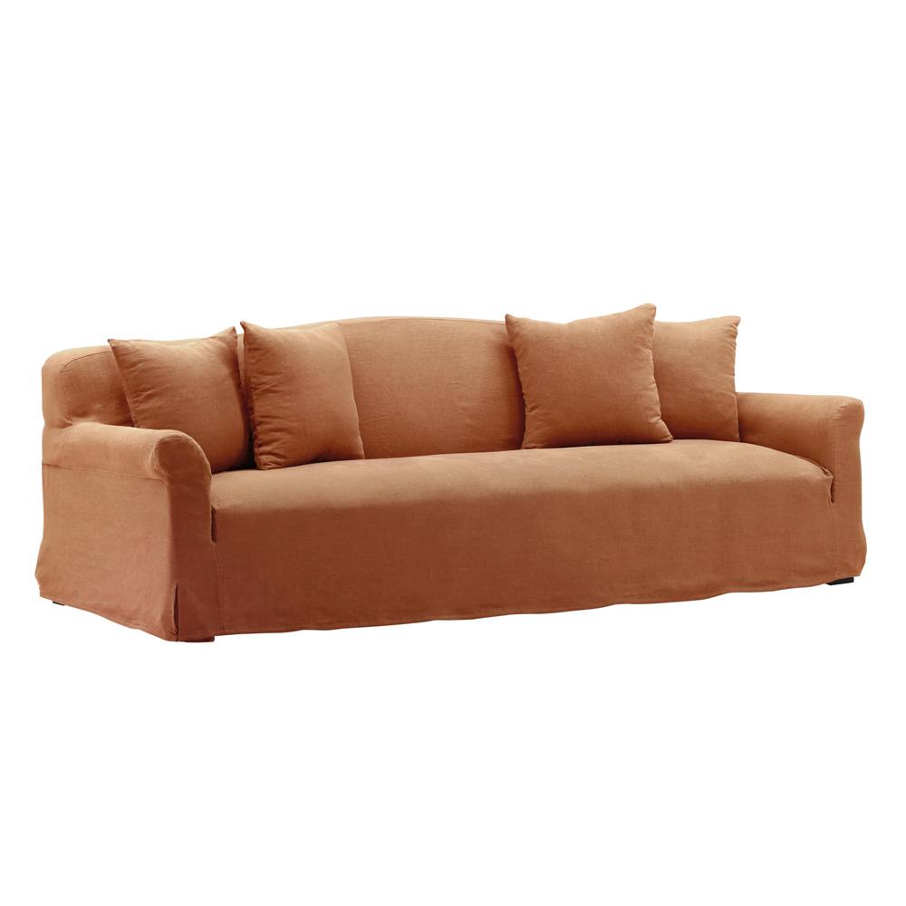 Henry & Mason - Estelle Birchwood Sofa Frame and Slipcover Sienna veiw 1