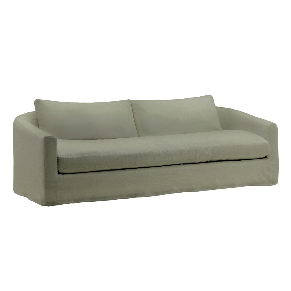 Henry & Mason - Henderson Birch Wood Sofa Frame and Slipcover in Forrest veiw 1