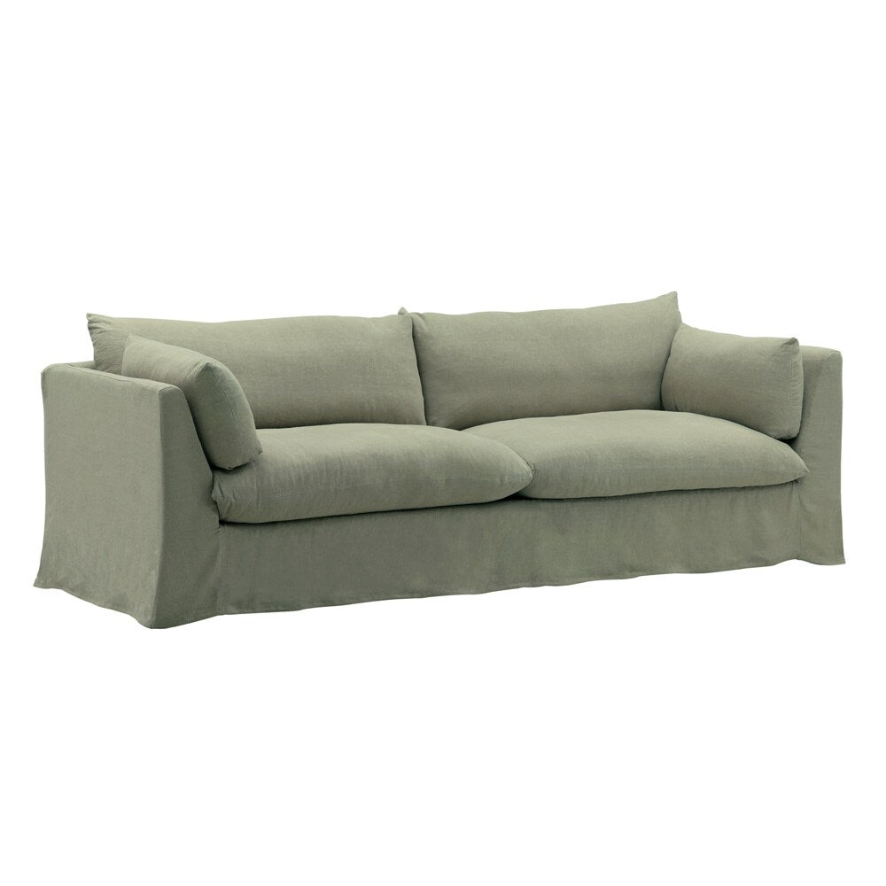 Henry & Mason - Barrister Sofa Frame and Slipcover Forest veiw 1