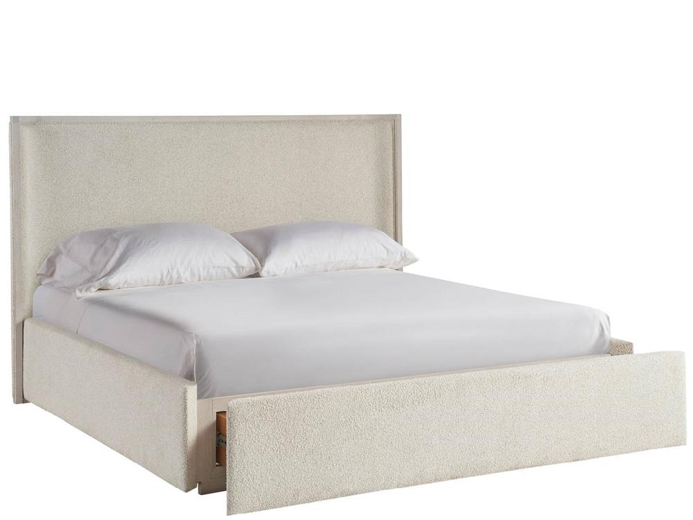 Universal Furniture - Owen Storage Bed Queen - White Oak - U428330SB veiw 3
