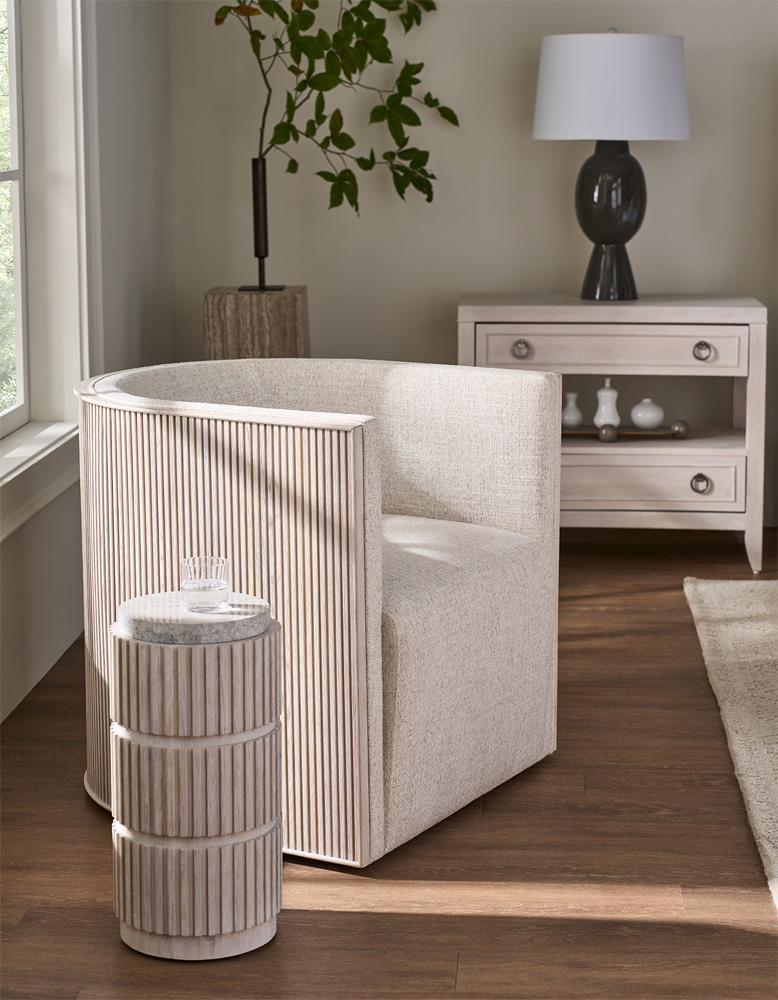 Universal Furniture - Carmen Spot Table - White Oak - U428817 veiw 3