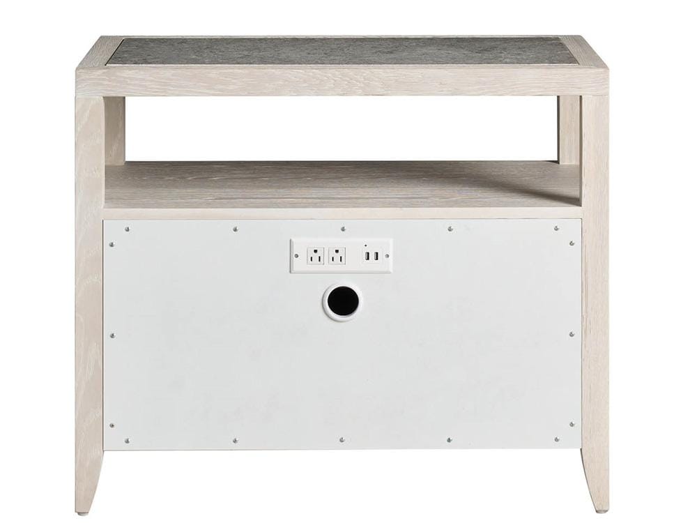 Universal Furniture - Carmen Two Drawer Nightstand - White Oak - U428356 veiw 3