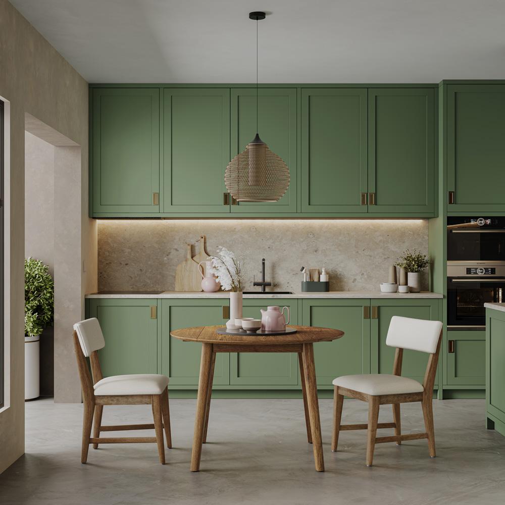 Jofran - Beck Contemporary Upholstered Split Back Dining Chair (Set of 2) in Chestnut - 2421-BECKCHS veiw 6