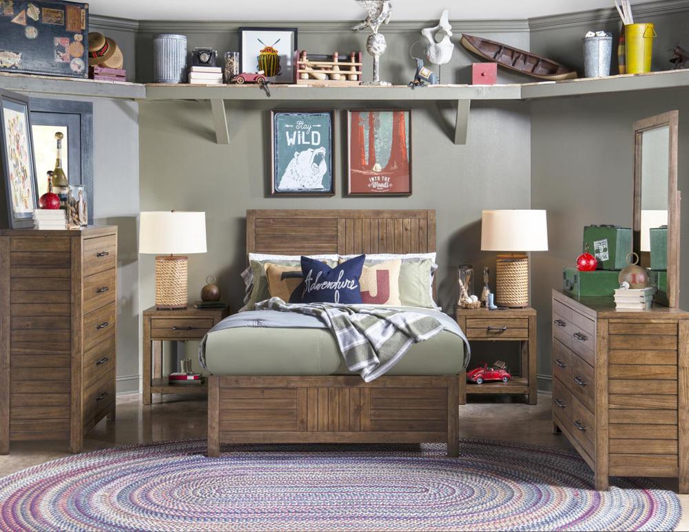 Legacy Classic Kids - Summer Camp Open Night Stand Brown Finish - 0832-3101V veiw 3