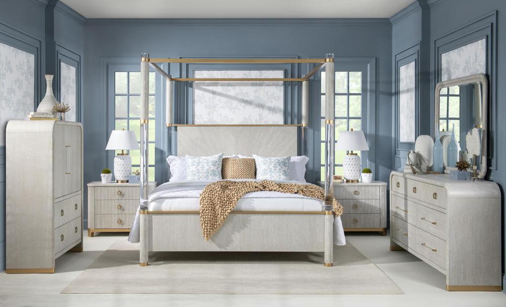 Legacy Classic Furniture - Miramar Oyster Chest Nightstand - 3300-3200 veiw 6