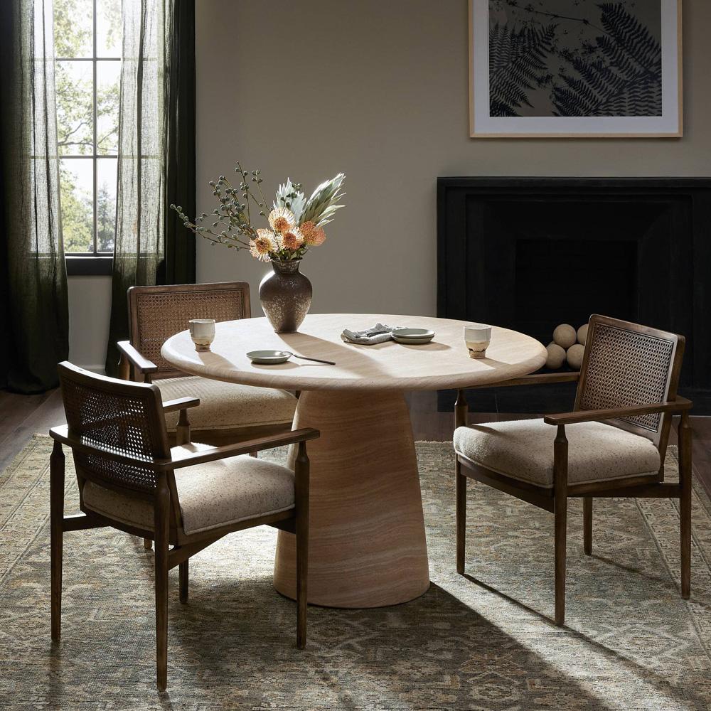 Four Hands - Chandler - Janice Dining Table - Sand Striae - 240106-001 veiw 11