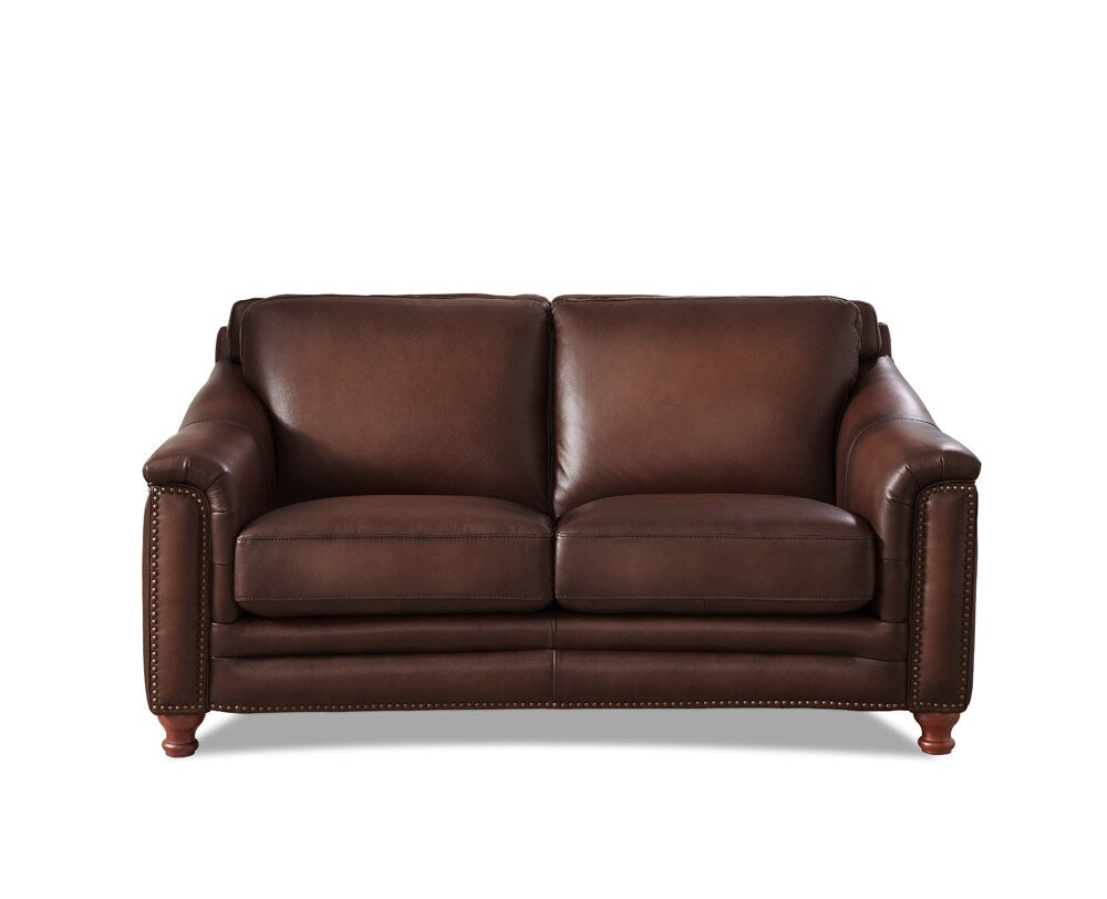 Hydeline - Belfast Loveseat in Caramel - 66991-20V01-LS1868 veiw 1