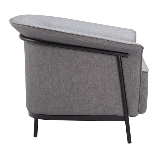 Zuo Modern - Burry Accent Chair Slate Gray - 110116 veiw 2