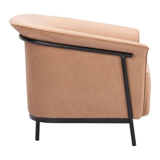 Zuo Modern - Burry Accent Chair Tan - 110117 veiw 2