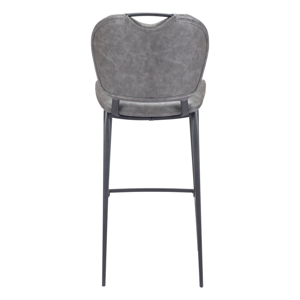 Zuo Modern - Terrence Barstool Vintage Gray - 109340 veiw 4